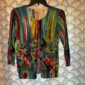 Joseph A watercolor cardigan